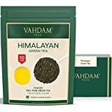 VAHDAM, Hojas de T Verde del Himalaya (50 Tazas) | 100% NATURAL Y ORGNICO |...
