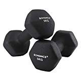 SONGMICS Women 's syl60bk Juego de 2 Mancuernas 0,5 kg, 1 kg, 1,5 kg, 2 kg,...