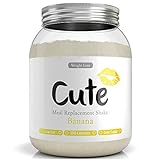 Cute Nutrition Batido de Reemplazo de Comida Sabor Platano para el Control de la...